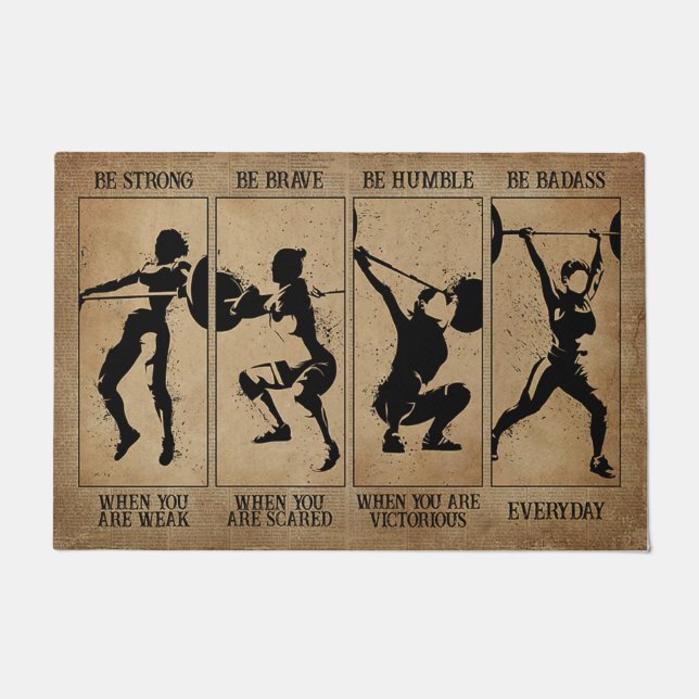 Athlete Willkommenstor, Athlete Zuhause Dekoration Fußmatte (Vorderseite)
