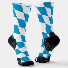 Athletic Crew Sock mit bayerischer Flagge Socken