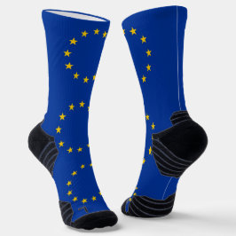Athletic Crew Sock mit Fahne der europäischen Gewe Socken