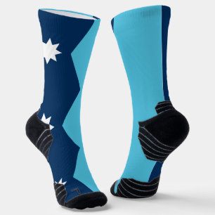 Athletic Crew Sock mit Fahne von Minnesota, USA Socken