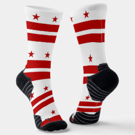 Athletic Crew Sock mit Flagge von Washington DC Socken