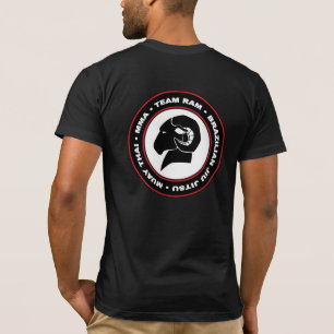 Athletic Fit Bella Leinwand RAM-T - Shirt, Schwarz T-Shirt