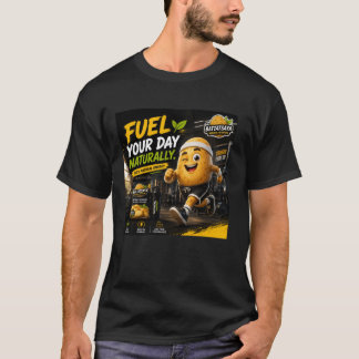Athletic-Potato-Gym-Cartoon-Fitness-T-Shirt-Design T-Shirt