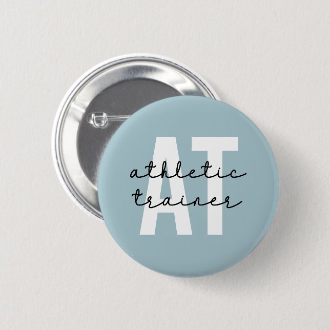 Athletic Trainer AT Athletic Training Button (Vorne & Hinten)