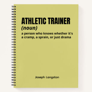 Athletic Trainer Definition - Witziges Notebook-Ge Notizbuch