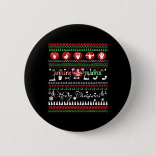 Athletic Trainer Weihnachts-Shirts Button