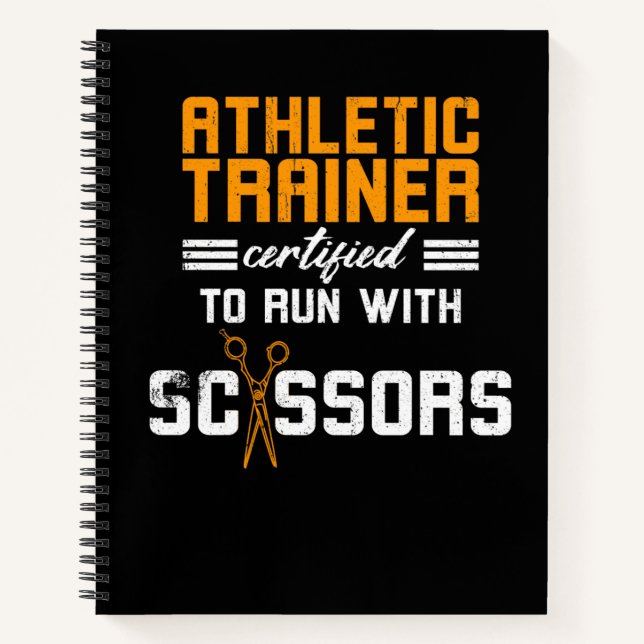 Athletic Trainer zertifiziert Notizbuch (Vorderseite)