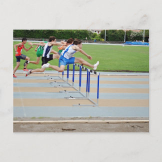 ATHLETICS JUMPS POSTKARTE