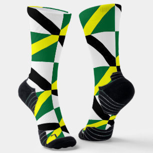 Athletische Crew Sock mit Fahne von Monterey, USA Socken