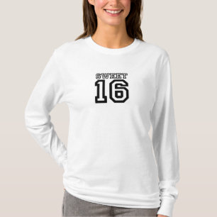 Athletischer inspirierter Bonbon 16 T-Shirt