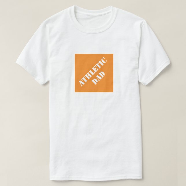 Athletischer Vater Funny Vater Humorisches Vaterta T-Shirt (Design vorne)