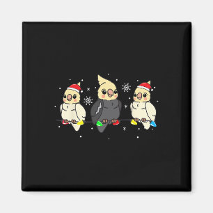 Atiel Bird Christmas Lights Funny Pet Xmas Geschen Magnet