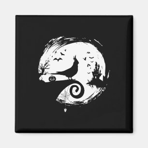Atiel Halloween Costume Moon Silhouette Creepy Magnet
