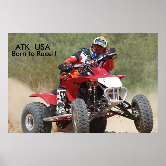 ATK 450 Quad Racing Poster (Vorne)