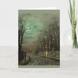 Atkinson Grimshaw Tryst CC0610 Grußkarte Karte