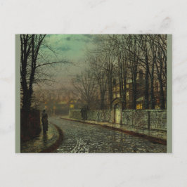 Atkinson Grimshaw Tryst CC0611 Postcard Postkarte