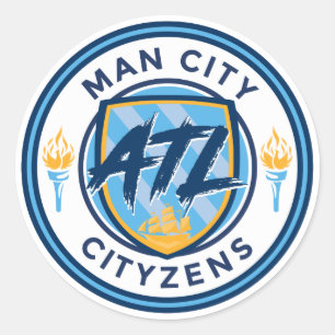 ATL Cityzens Round Aufkleber