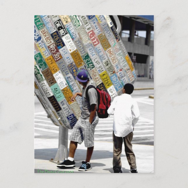 ATL Hartsfield Flughafentouristen Postkarte (Vorderseite)