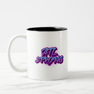 ATL Strong Graffiti Style Zweifarbige Tasse