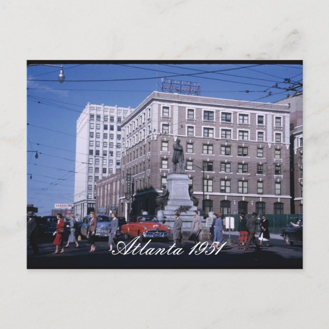 Atlanta 1951 Postkarte (Vorderseite)