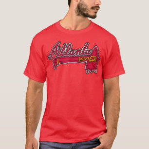 Atlanta Baseball erschüttert Game Day Brave Vintag T-Shirt