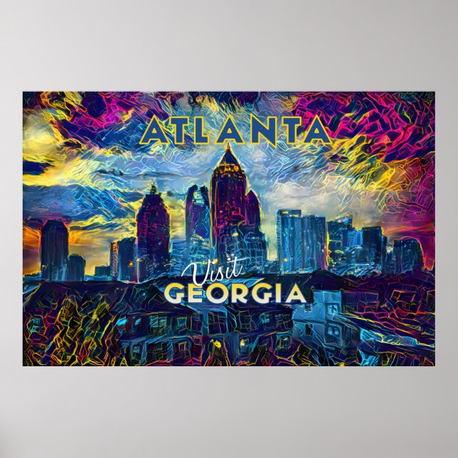 Atlanta, besuche Georgien... Poster (Vorne)