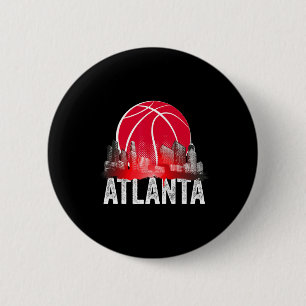 Atlanta Bysketbyll B-byll City Georgia Fan Pride Button