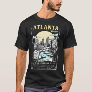 Atlanta City Georgia in der Empire City T-Shirt