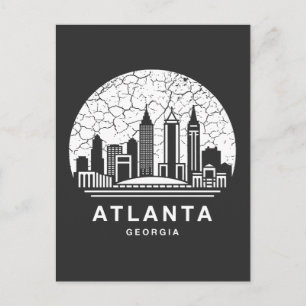 Atlanta City Georgia Postkarte