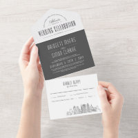 Atlanta Deko Skyline | Hochzeit