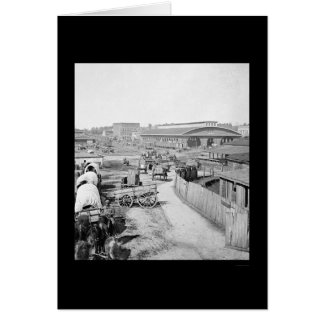 Atlanta-Eisenbahndepot 1864
