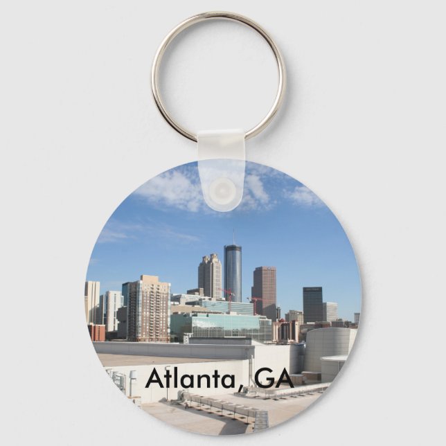 Atlanta, GA Schlüsselkette Schlüsselanhänger (Vorderseite)