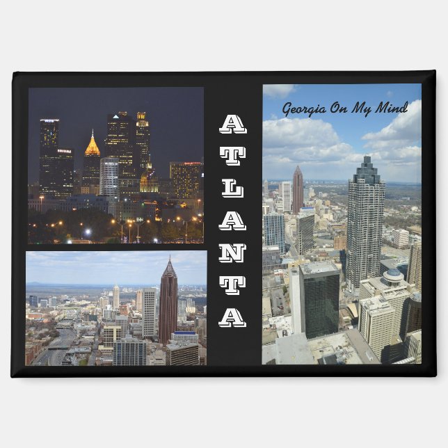 Atlanta, Georgia City-Magnet Magnet (Vorderseite)