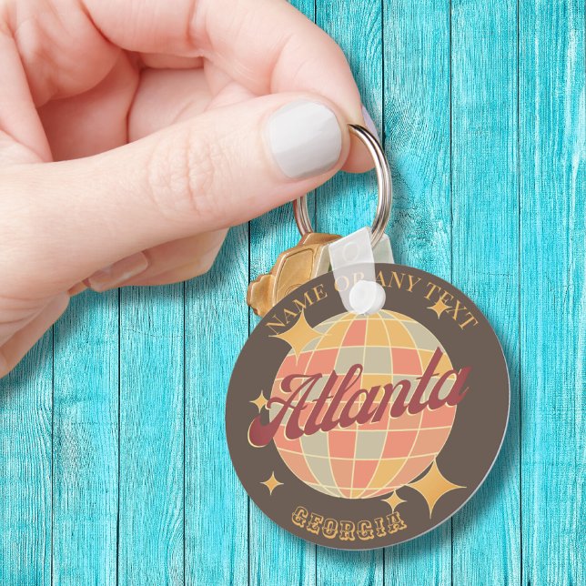 Atlanta Georgia City Modegeschenk Souvenir Schlüsselanhänger (Von Creator hochgeladen)