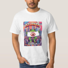 Atlanta Georgia Frösche Keine Könige in Amerika T-Shirt