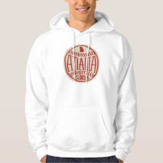 Atlanta Georgia HandIllustriert Baseball Typograp Hoodie