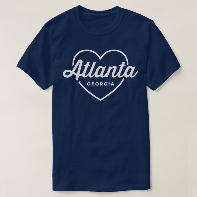 Atlanta Georgia-Liebe T-Shirt (Design vorne)