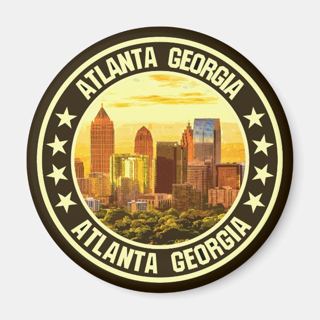 Atlanta Georgia Magnet (Vorne)