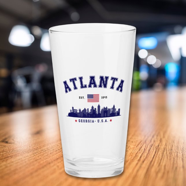 Atlanta Georgia Modern Cityline Glas (Von Creator hochgeladen)