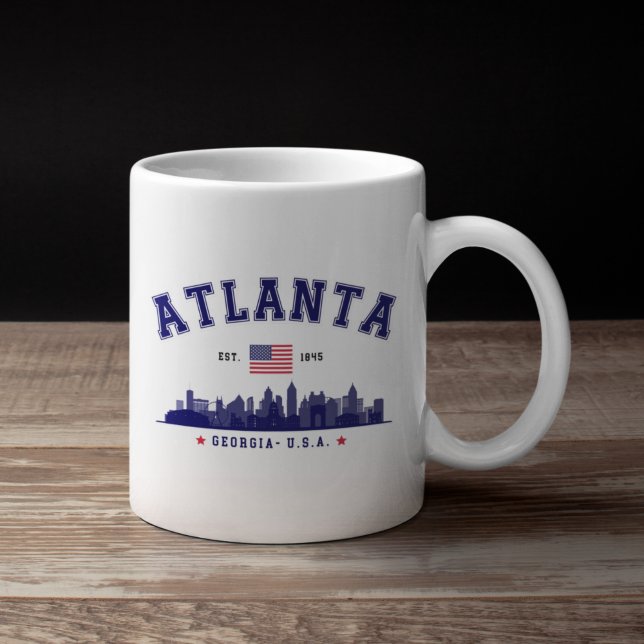 Atlanta Georgia Modern Cityline Kaffeetasse (Von Creator hochgeladen)