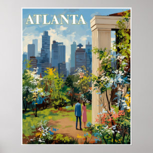 Atlanta, Georgia Plakat