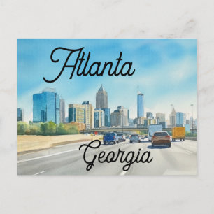 Atlanta Georgia  Postkarte