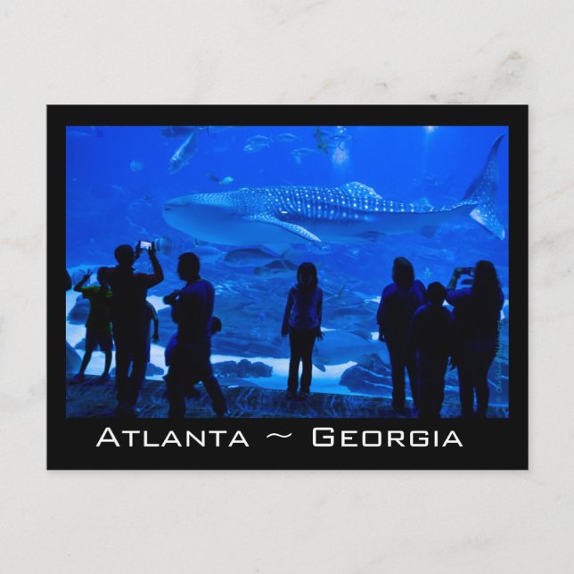 Atlanta Georgia Postkarte (Vorderseite)