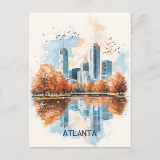Atlanta Georgia Postkarte