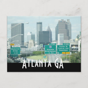 Atlanta-Georgia Postkarte