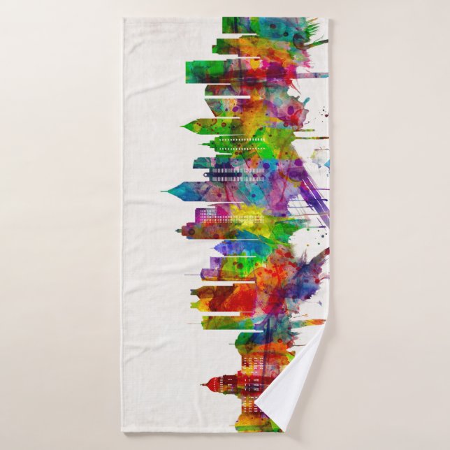Atlanta Georgia Skyline Badehandtuch (Badehandtuch)