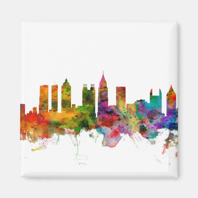 Atlanta Georgia Skyline Magnet (Vorne)