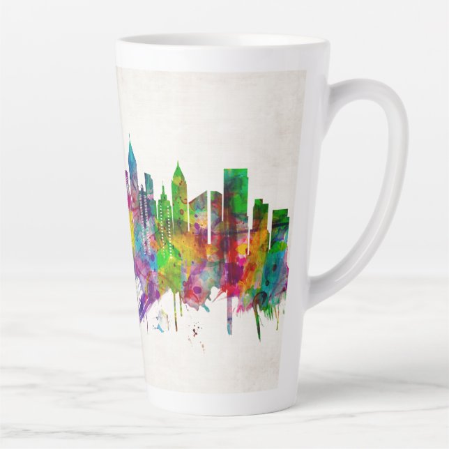 Atlanta Georgia Skyline Milchtasse (Rechts)