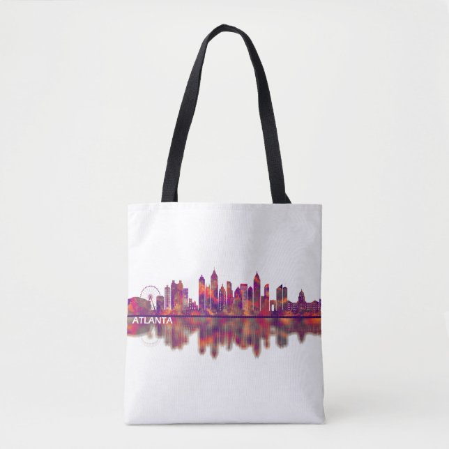 Atlanta Georgia Skyline Tasche (Vorderseite)