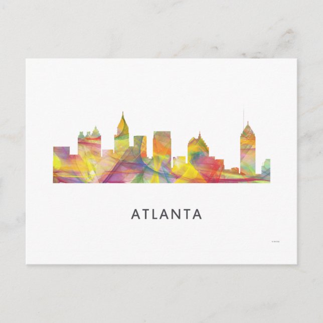 ATLANTA GEORGIA SKYLINE WB1 - POSTKARTE (Vorderseite)